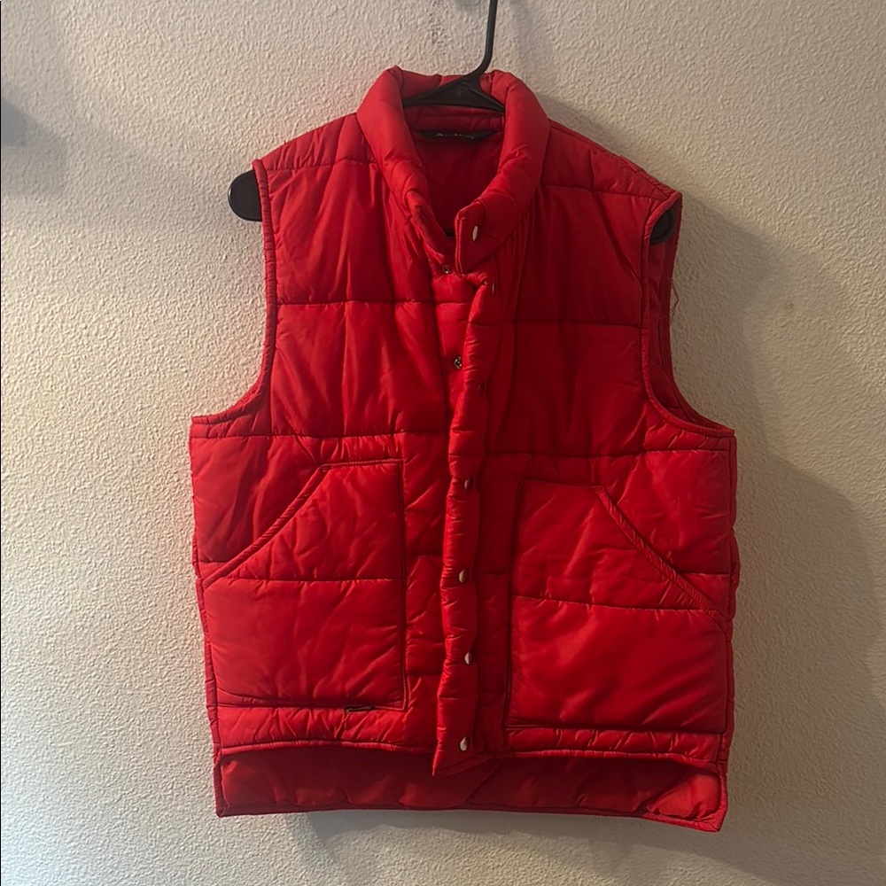 VTG Oshkosh B’Gosh red button down vest size large